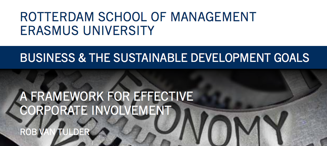 Business & The Sustainable Development Goals: A Framework for Effective Corporate Involvement