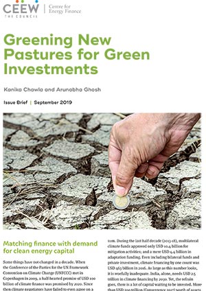 Greening New Pastures for Green Investments