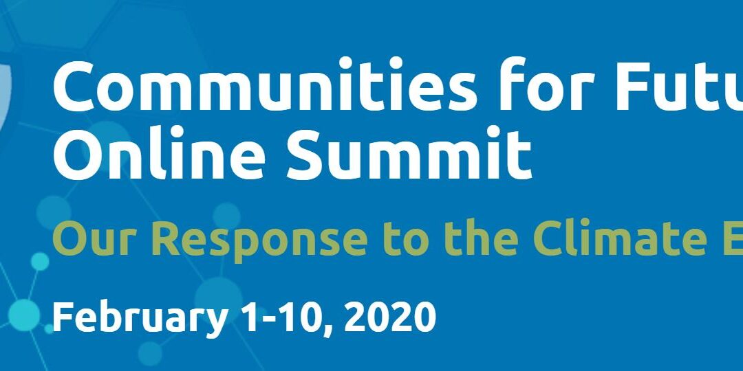 Communities for Future Online Summit