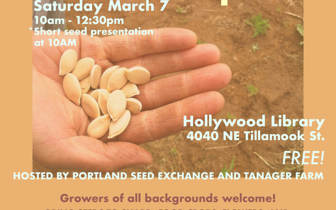 2020 Portland-Area Seed Swap