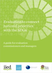 Evaluation to connect national priorities with the SDGs