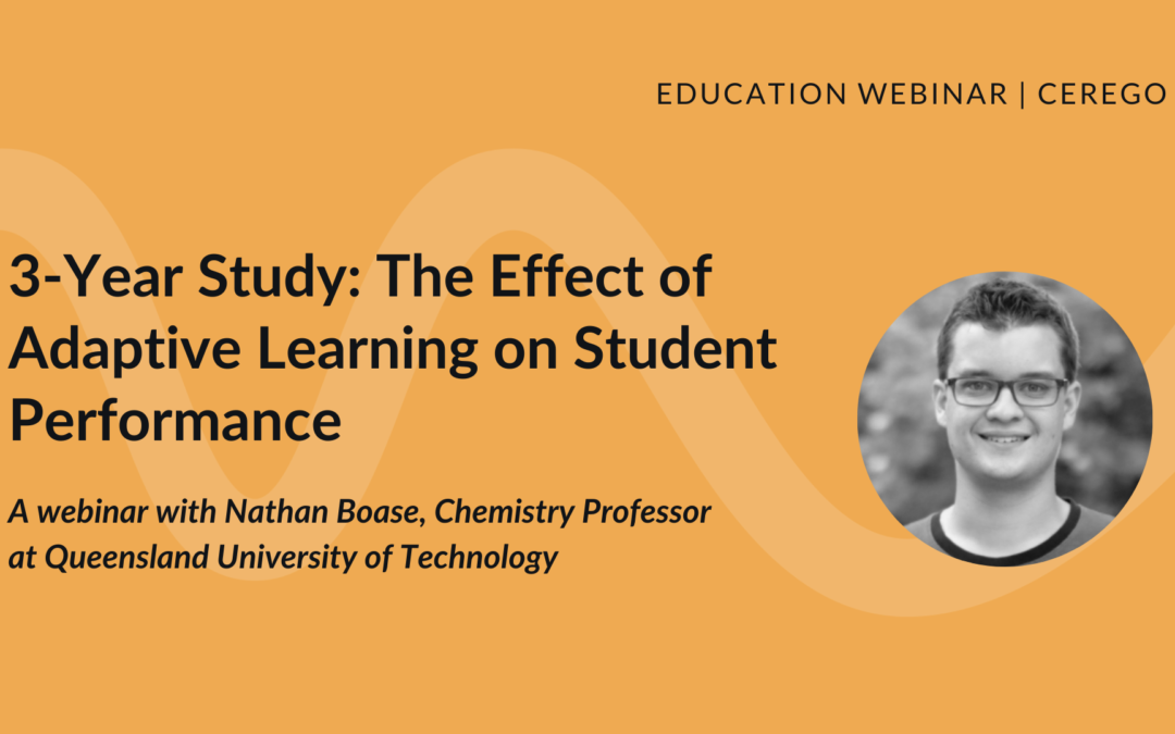 3-Year Academic Study: The Effect of Adaptive Learning on Student Performance